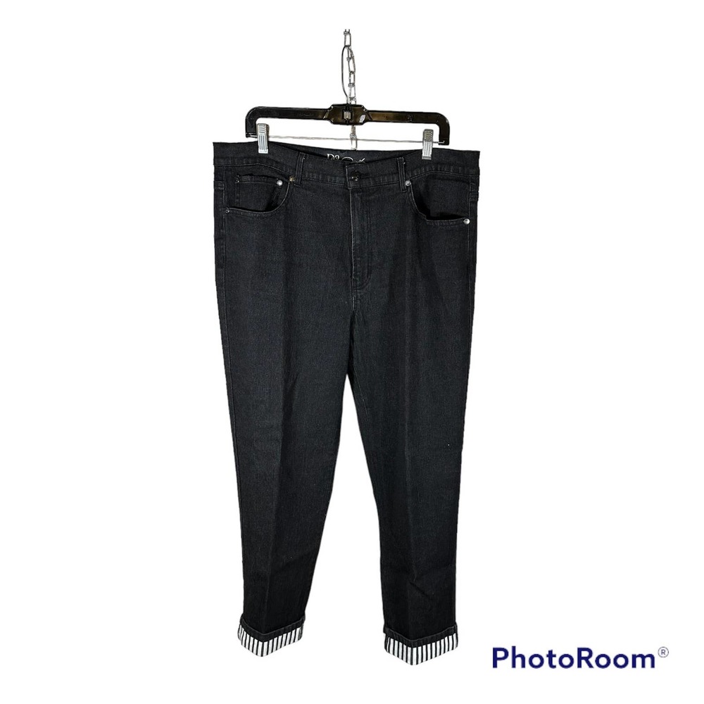 Diane Gilman Black Ankle & Cropped Jeans
